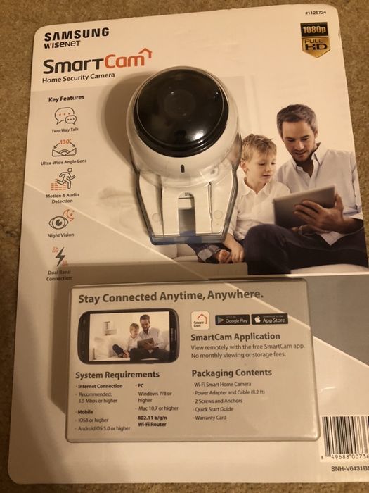 Камера відеонагляду Samsung wisenet smart cam