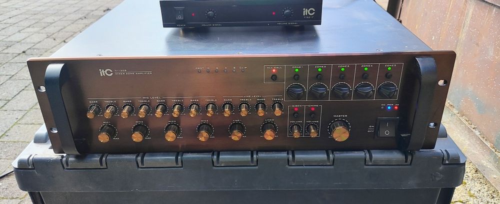 Wzmacniacz itC Ti-120S + System mikrofonowy itC T-521F