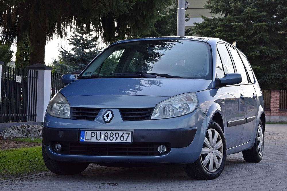 RENAULT MEGANE SCENIC 1.6 Benzyna+LPG Klima Panorama Hak 7-osób 2005 ROK!