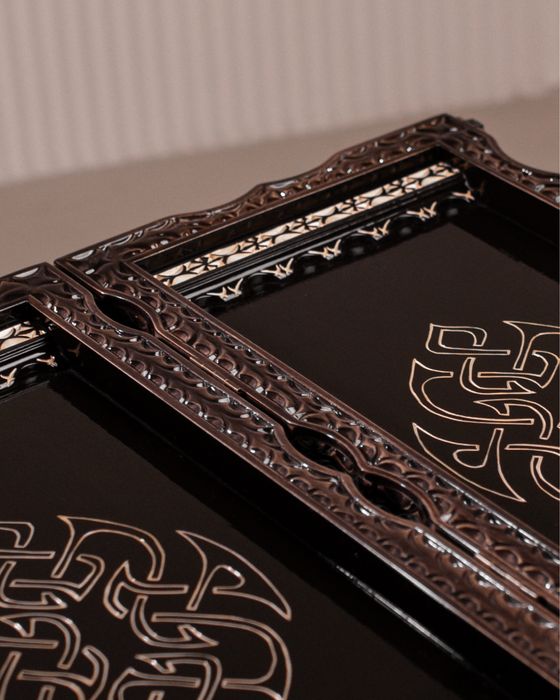 Нарды деревянные, резные из липы, премиум качества ручная работа