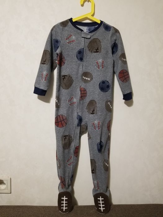 Флисовый ромпер домашний костюм Carter's