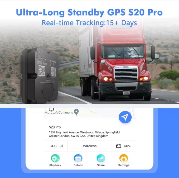 Localizador Traker GPS Autonomia 720 dias