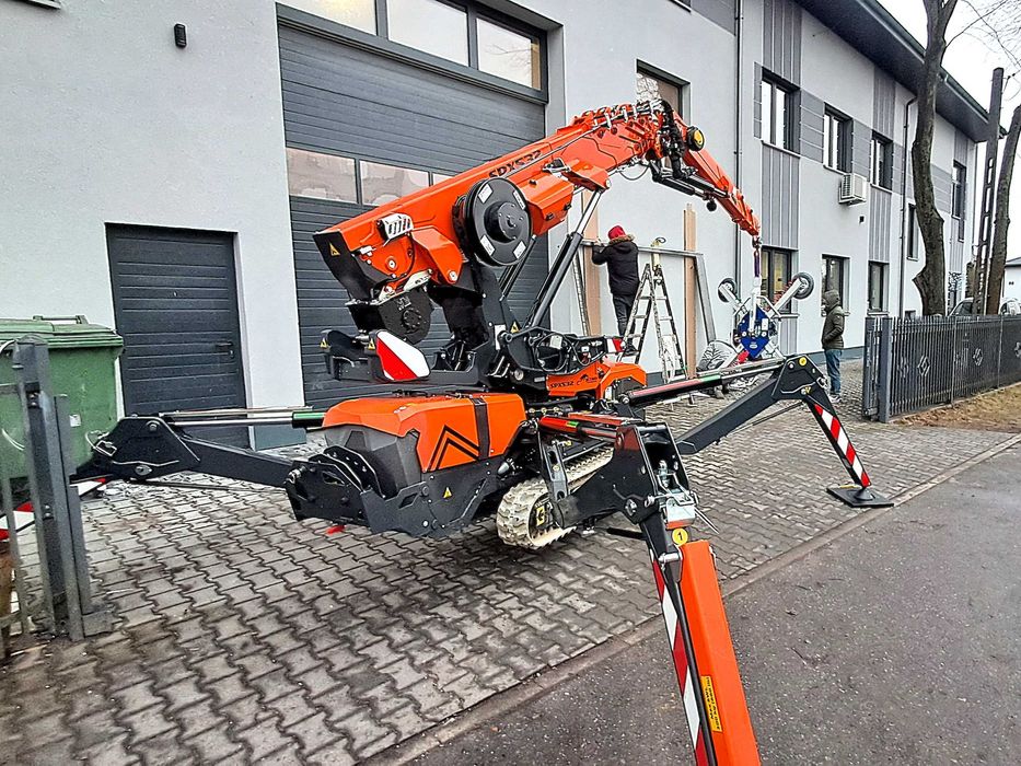 Mini żuraw wynajem JEKKO SPX532 manipulator do szkła szyb okien pająk