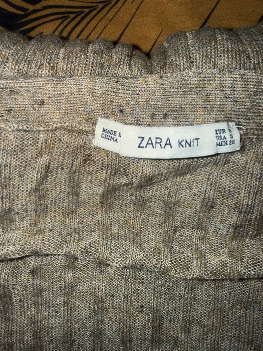 Кардиган zara s сірий