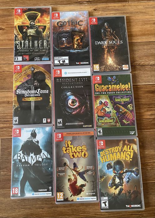 Nintendo Switch: STALKER, Zelda, Metroid, Ведьмак, Gothic,It takes two