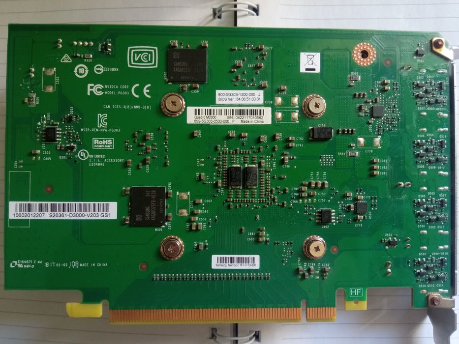 Видеокарта NVIDIA Quadro M2000 4Gb DDR5 128 bit