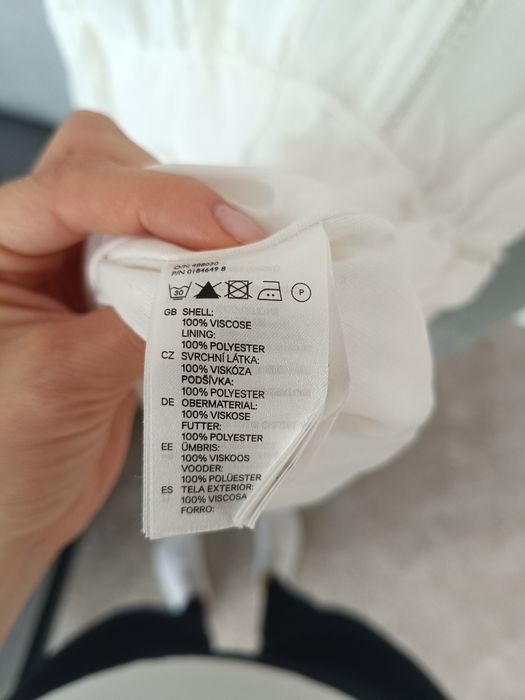 Sukienka plażowa tunika M H&M