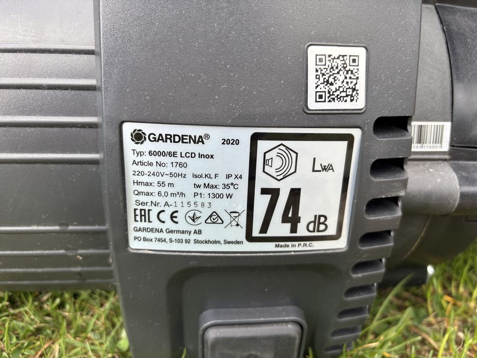 Pompa hydrofor gardena 6000/6E LCD