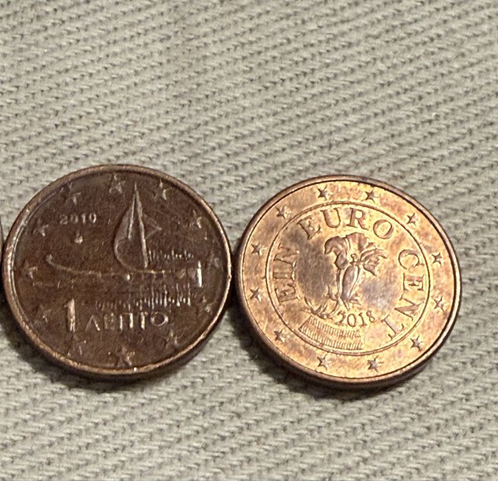 Moedas centimos EURO