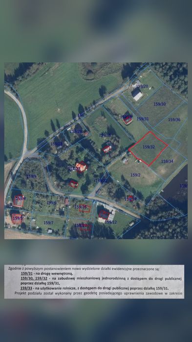 Działka 1295m² Maks (gm. Chmielno)