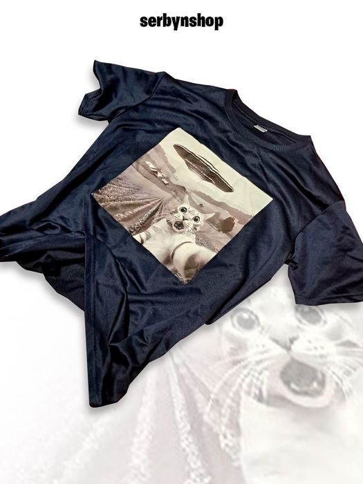 архивная футболка Allien cat hysteryc glamour undercover type