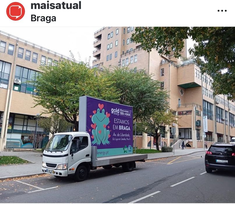Carrinha de publicidade móvel