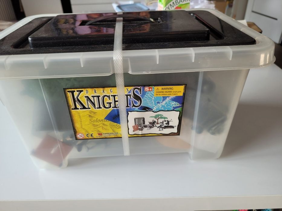 Klocki figurki rycerze, zamek dragon Knighst