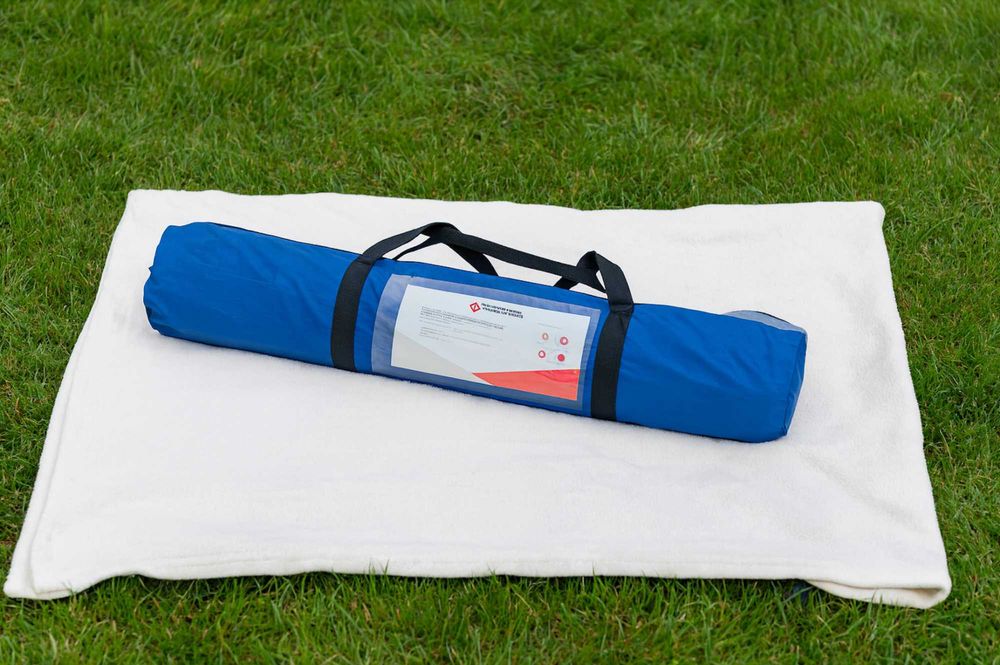 Nowy 2w1 Mocny Namiot Turystyczny Rodzinny Kempingowy 4 osobowy+GRATIS