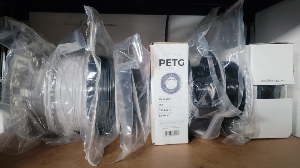Filamenty PLA, PET G, ASA, ABS, inne