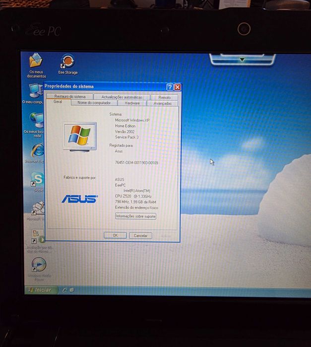 Notebook Asus Eee PC 1101HA - 11,6"