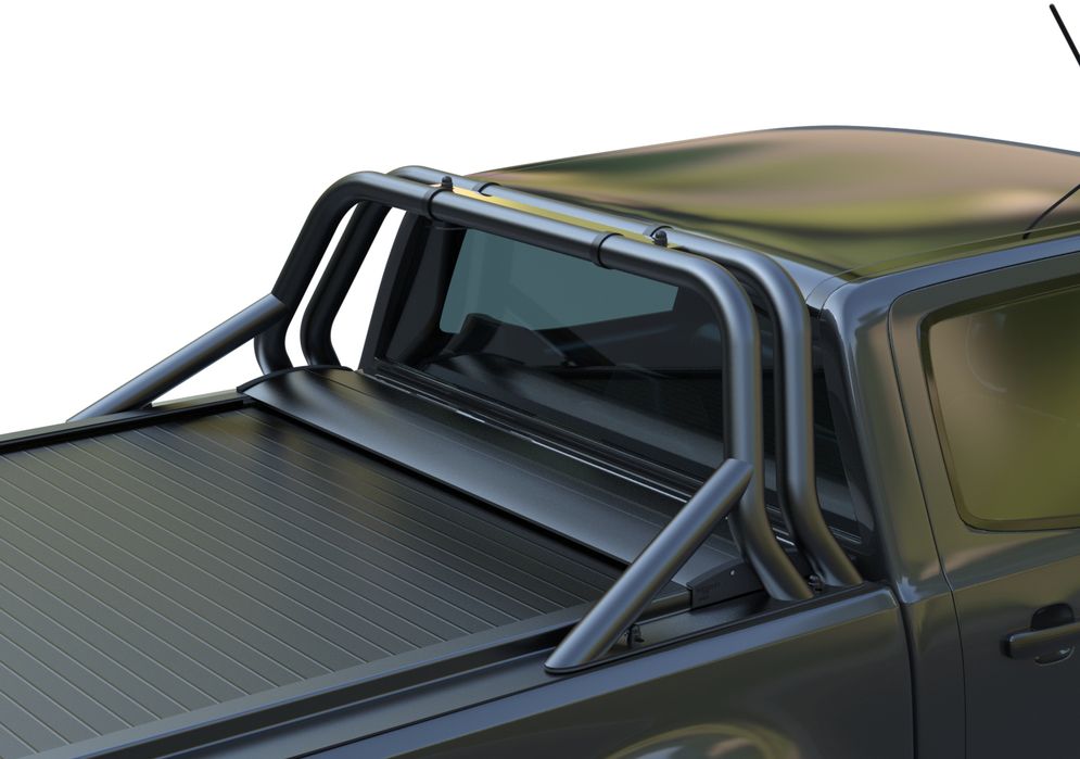 Orurowanie paki czarne Sport Double rollbar KGM SsangYong Musso/ Grand