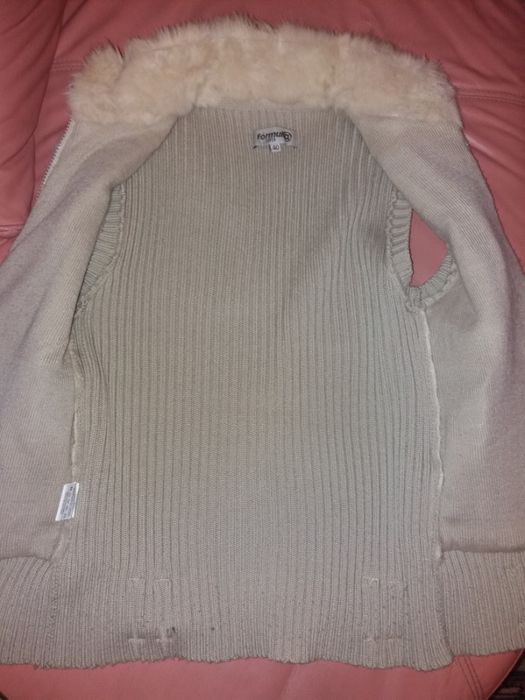 Colete pele de coelho