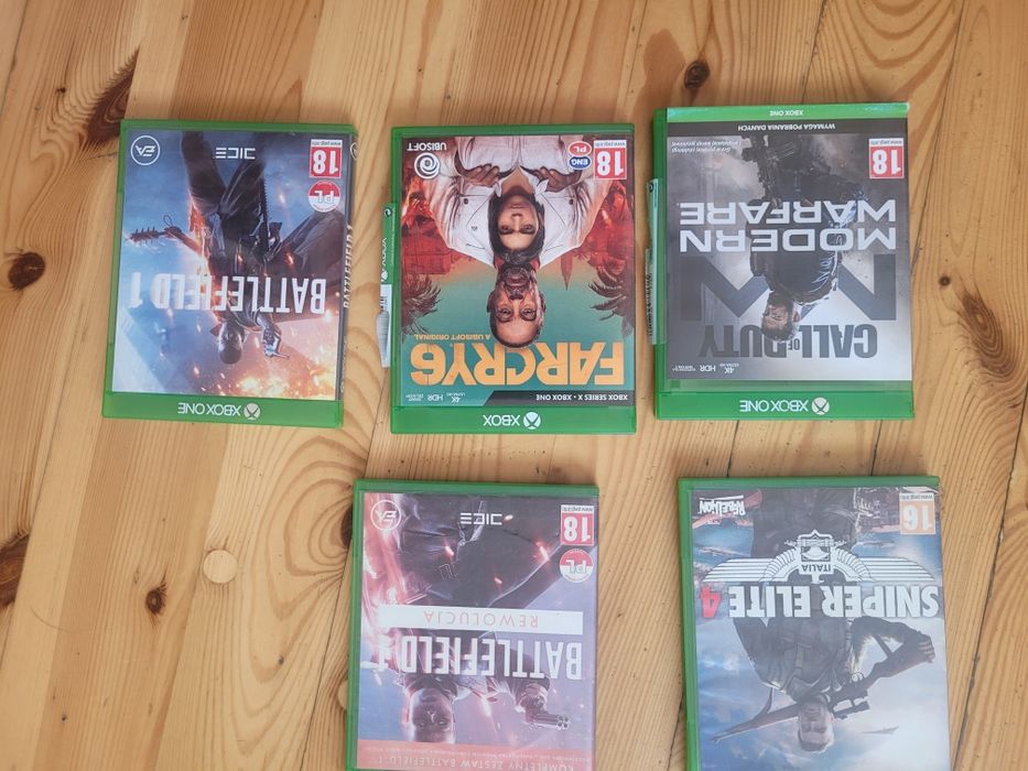 Sprzedam zestaw gier na xbox