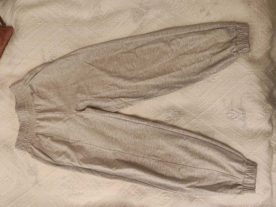 Spodnie joggery dres Bershka rozmiar S popiel