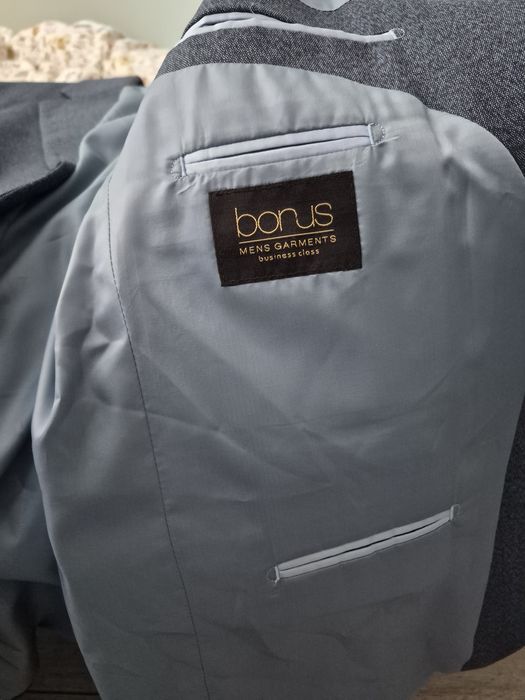 Męski granatowy garnitur XL/XXL