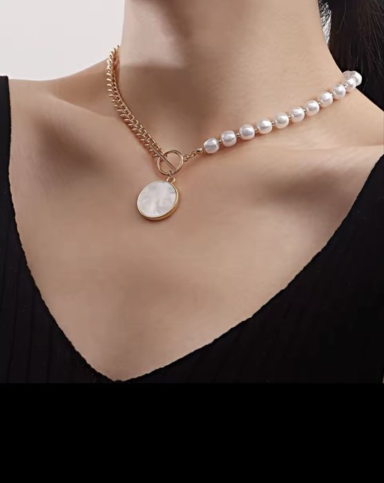 Naszyjnik Pearls begold