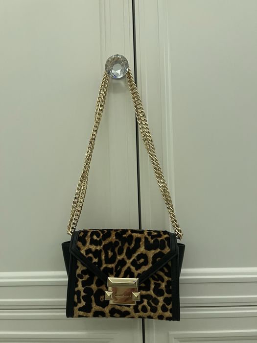 Michael Kors Whitney mini Leopard bag