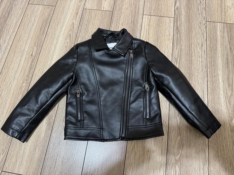 Дитяча косуха, шкіряна куртка, байкерська куртка 104