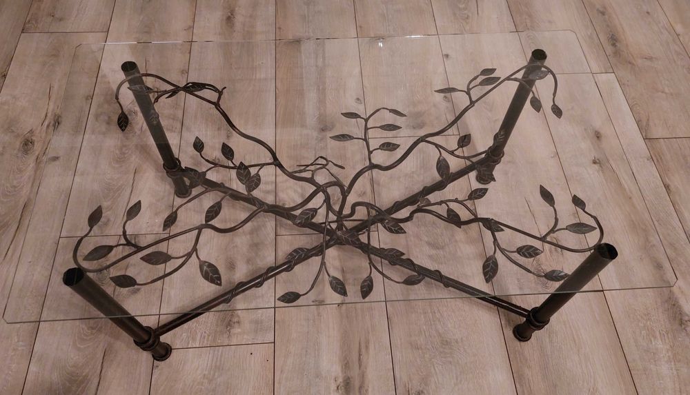 Stół/ława do kawy - metaloplastyka - 60x107x46 (SxLxH)