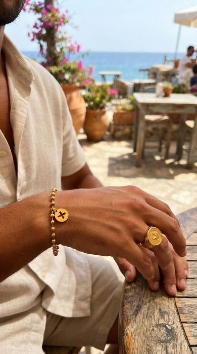 Conjunto anel e pulseira