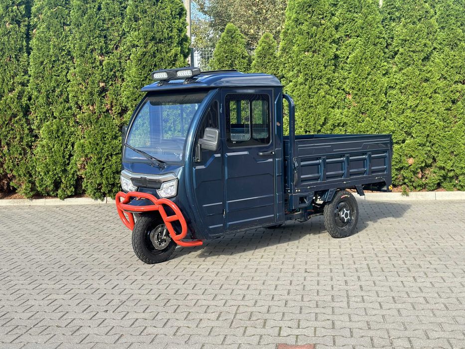 Użytkowy Elektryczny trójkołowiec wozidło z kabiną! BEZ PRAWA JAZDY!