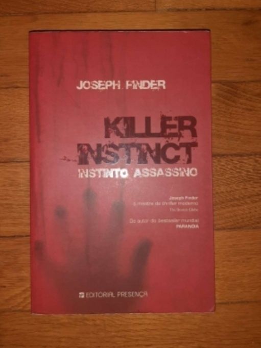 Livro "Killer instinct : Instinto Assassino" de Joseph Finder
