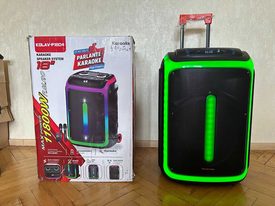 Портативна Акустична система KOLAV-F1804 Нова