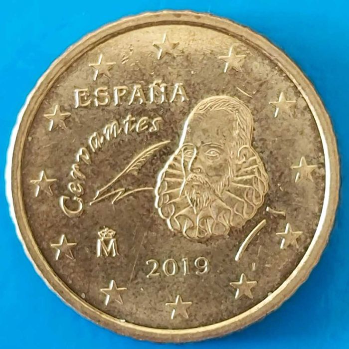 50 Cêntimos de 2019 de Espanha, Cervantes