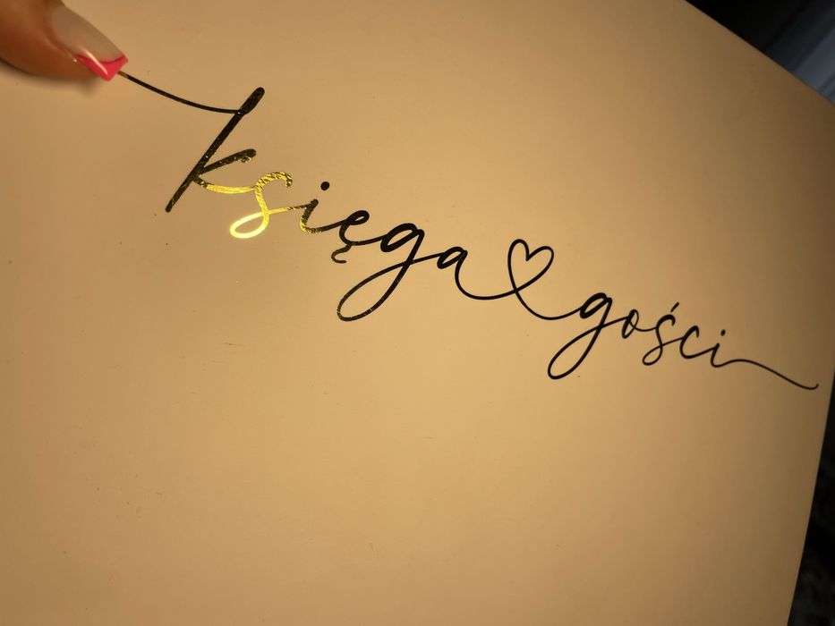 Księga gości na ślub komunię