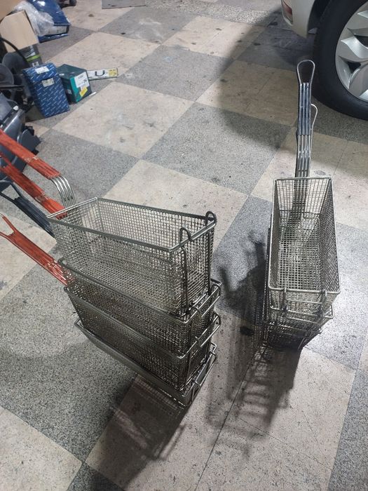 Cesta para fritar aço inox