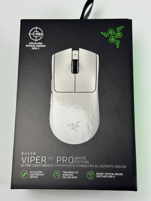 Бездротова ігрова миша Razer Viper V3 Pro White (‎RZ01-05120200-R3G1)