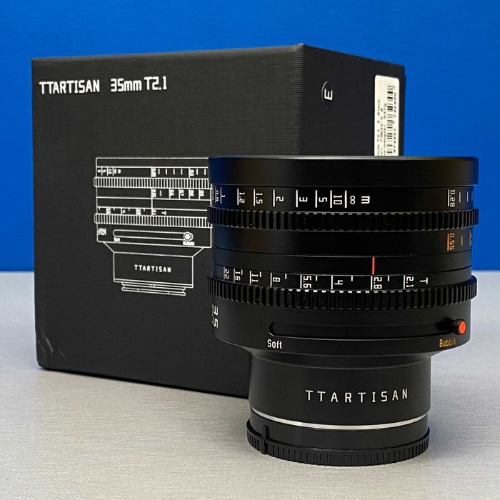 TTArtisan 35mm T2.1 | Dual Bokeh | Sony FE | NOVA | 3 ANOS DE GARANTIA