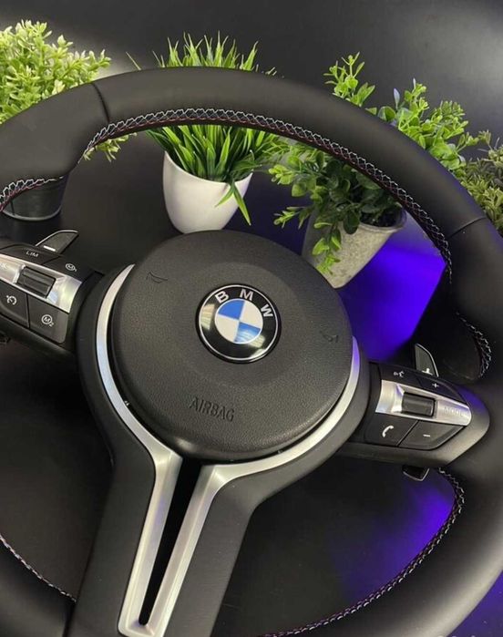 ‼️ BMW F Series M3 Кермо Premium ‼️Ціна вказана за кермо з подушкою Спортивний Шкіряний Руль Nappa M Style F30 F31 F32 F33 F36 F20 F21 F10 F11 F25 F15