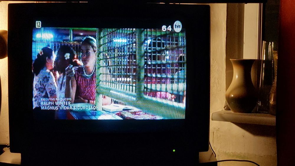 Tv Phillips 25" model: 25pt4523/58 kineskop tuner DVB-T2 + antena nazi