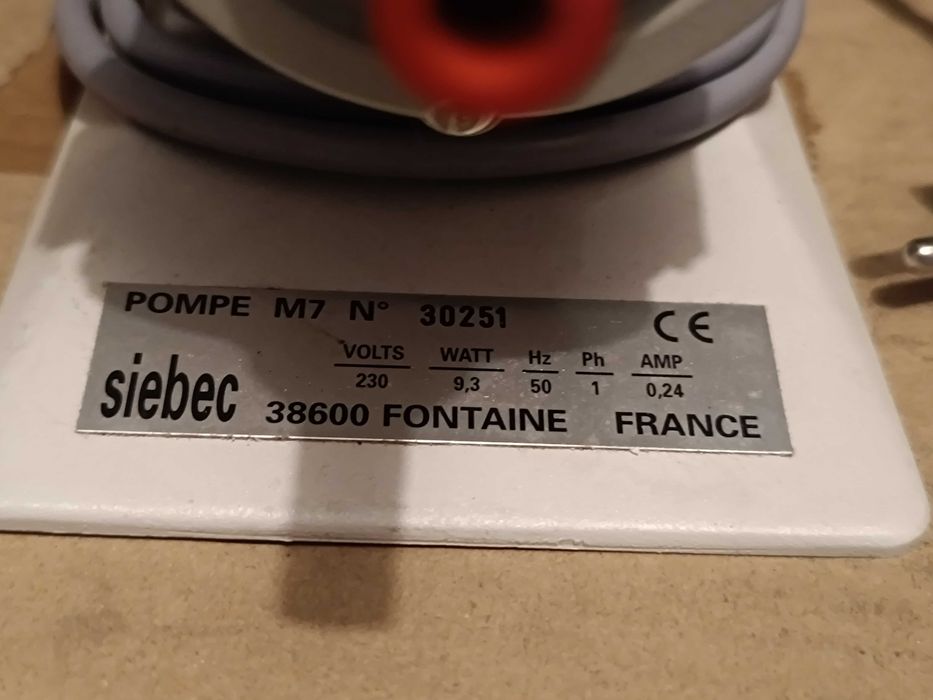 Bomba de fluidos magnética M7 da Siebec