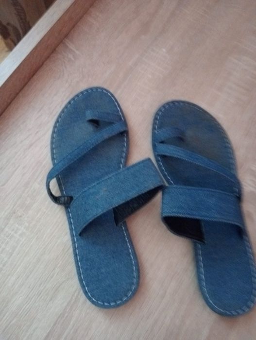жинсові шльпанці