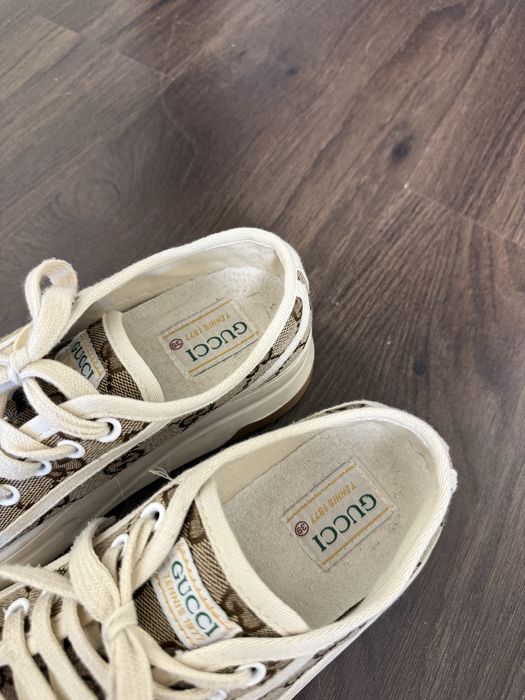 Кеди gucci коричневі