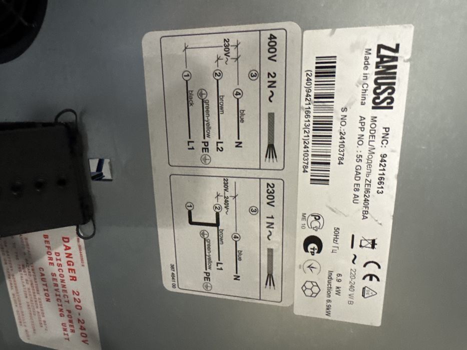 Placa  de indução  ikea e zanussi