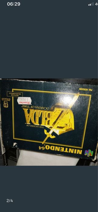 Jogo Nintendo 64 The Legend of Zelda Ocarina of Time CIB