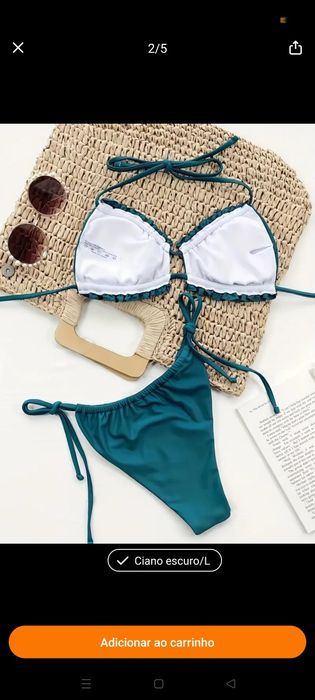 Bikini turquesa escuro