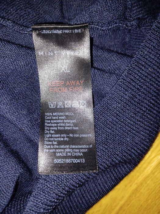 MINT VELVET sweter doskonały 1005 wełna merino niegruby dla XL+