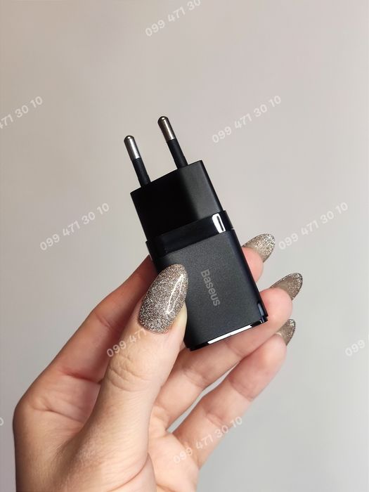 Зарядный блок Baseus 30W Type C 3A, зарядка блочок базеус 30 Ват: 675 ...
