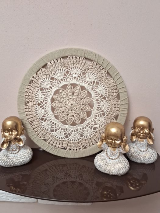 Мандала, панно гачком, ловець снів