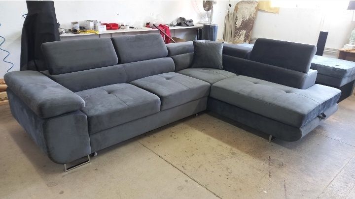 Narożnik Anton od Producenta Regulowane zagłówki Nowy